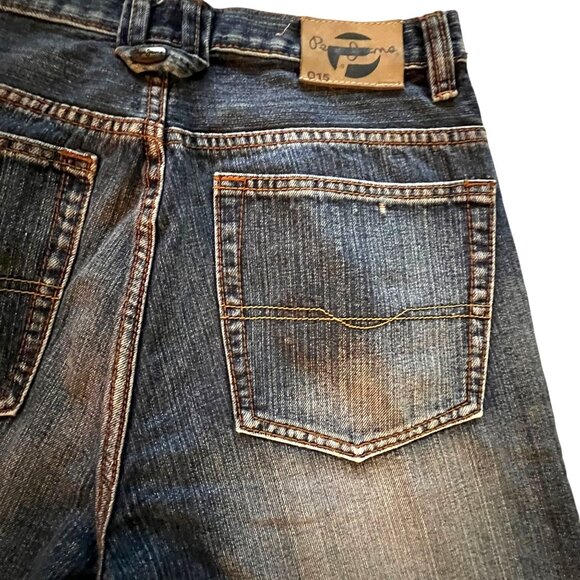 Pepe Jeans Denim Shorts AA Size 18 Youth Distressed 5 Pockets medium wash - Picture 6 of 12